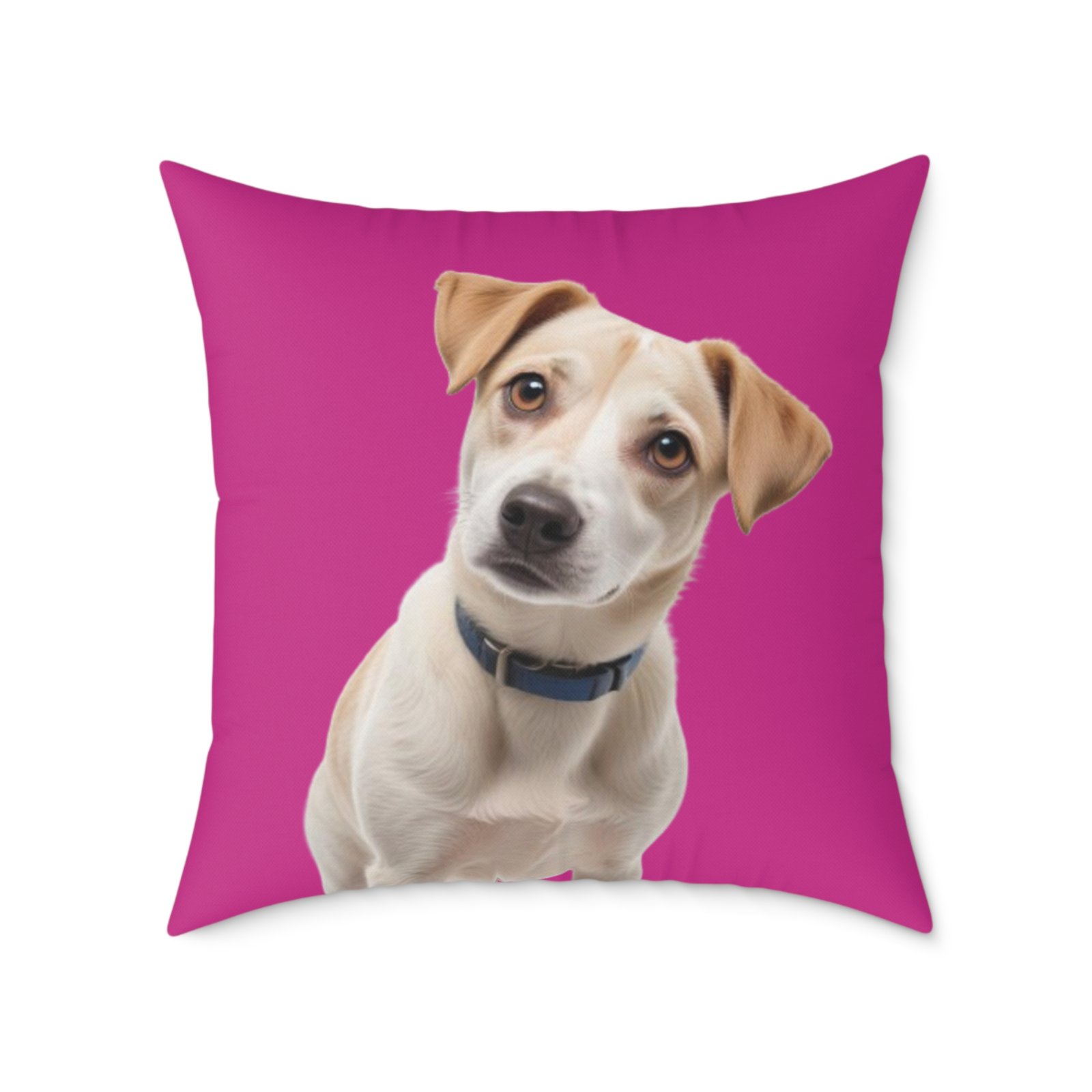 Jack Russell Square Poly Canvas Pillow - Image 17