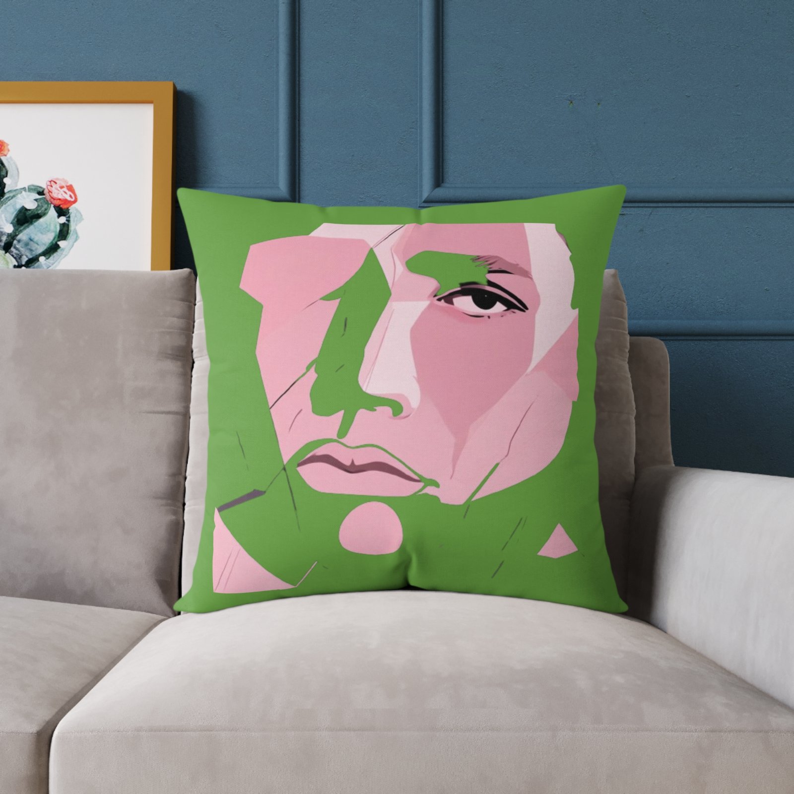 Abstract Square Poly Canvas Pillow - Image 15