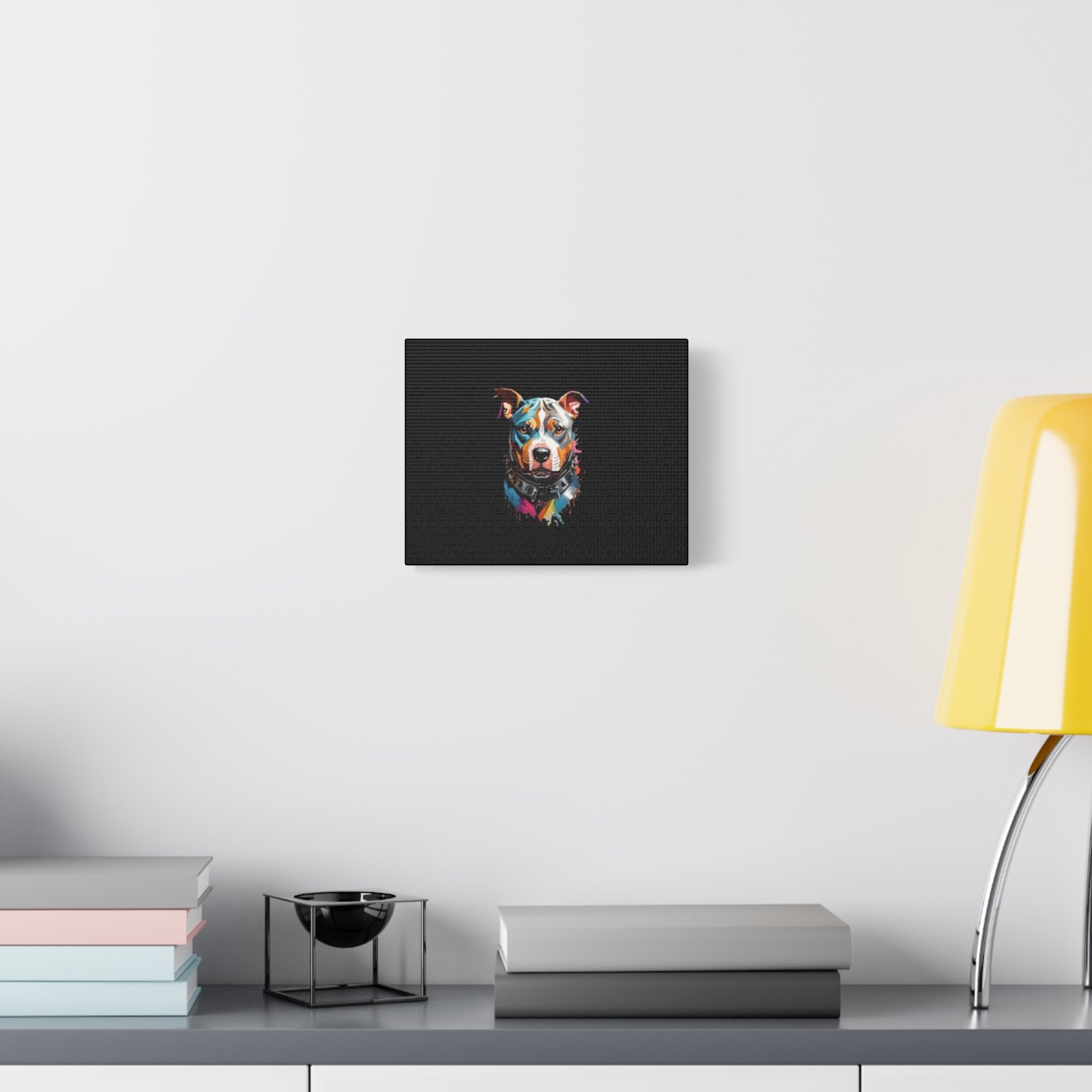 Bull Terrier Dog Canvas Art - 1.25" Stretched Matte Print for Pet Lovers - Image 3
