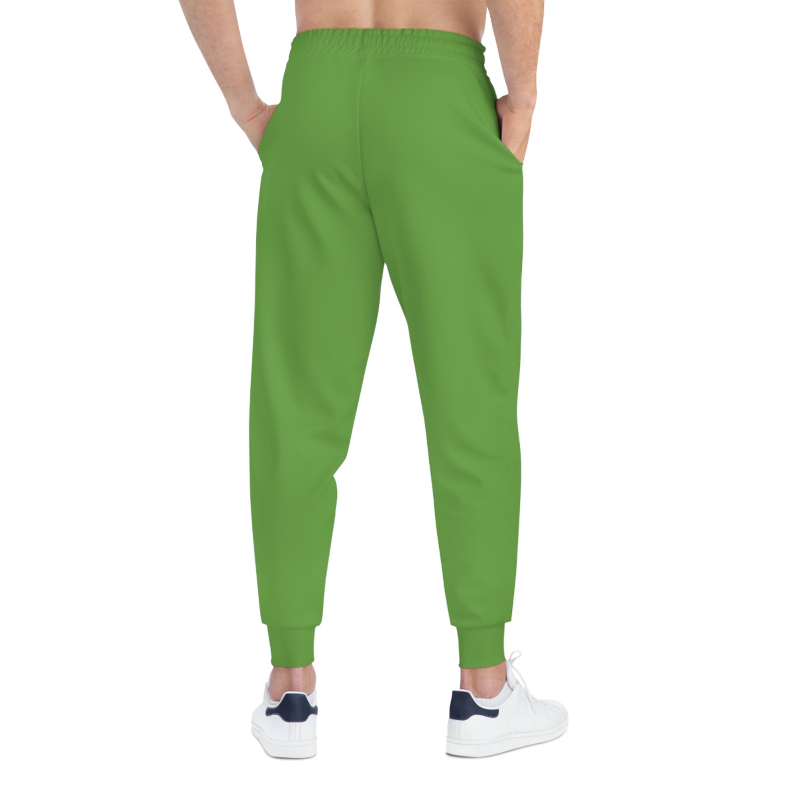 Athletic Joggers with MG Design, Comfortable Jogging Pants, Sportswear Gift, Activewear, Fitness Apparel, Red Joggers - Image 4