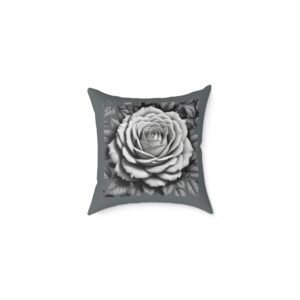 Roses Square Poly Canvas Pillow