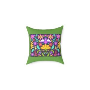 Mexico Square Poly Canvas Pillow