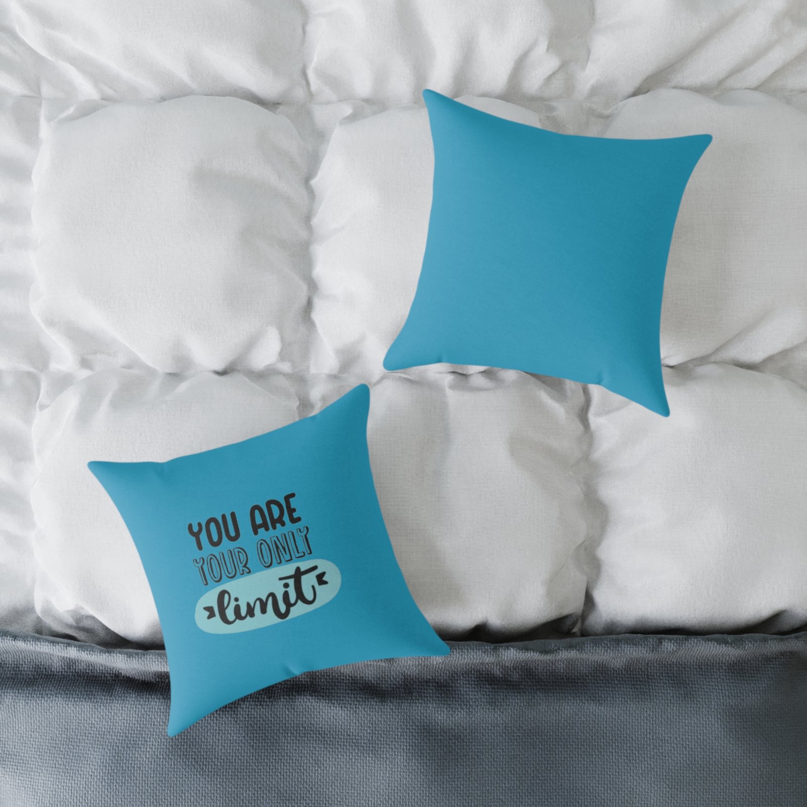 Positivity Self Help Square Poly Canvas Pillow - Image 4