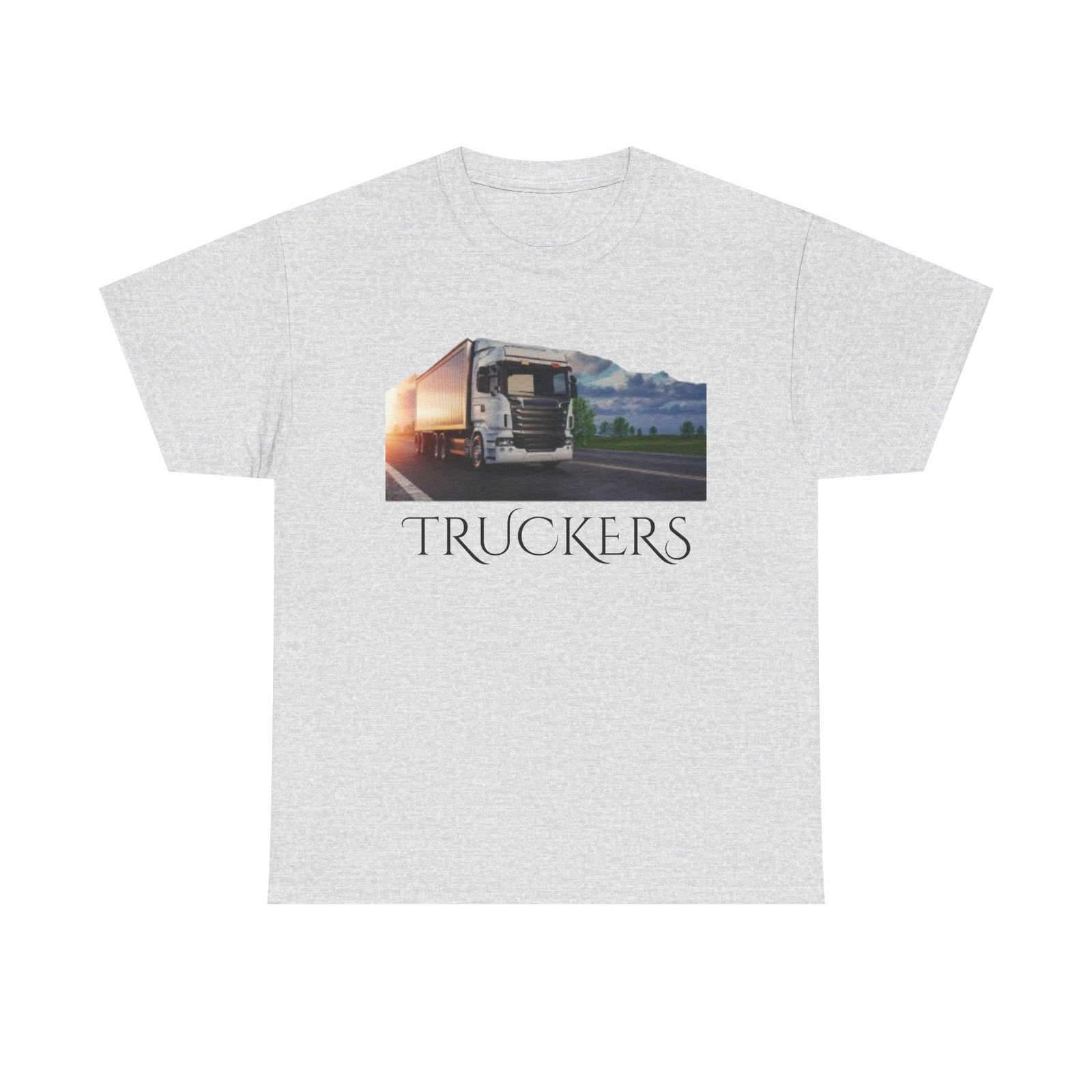 Truckers Lorry Transport Truckers Lorry Unisex Heavy Cotton Tee - Truckers Life, Casual Tee, Truck Driver Gift, Travel Apparel, Road Trip Shirt, Everyday Comfort - Image 5