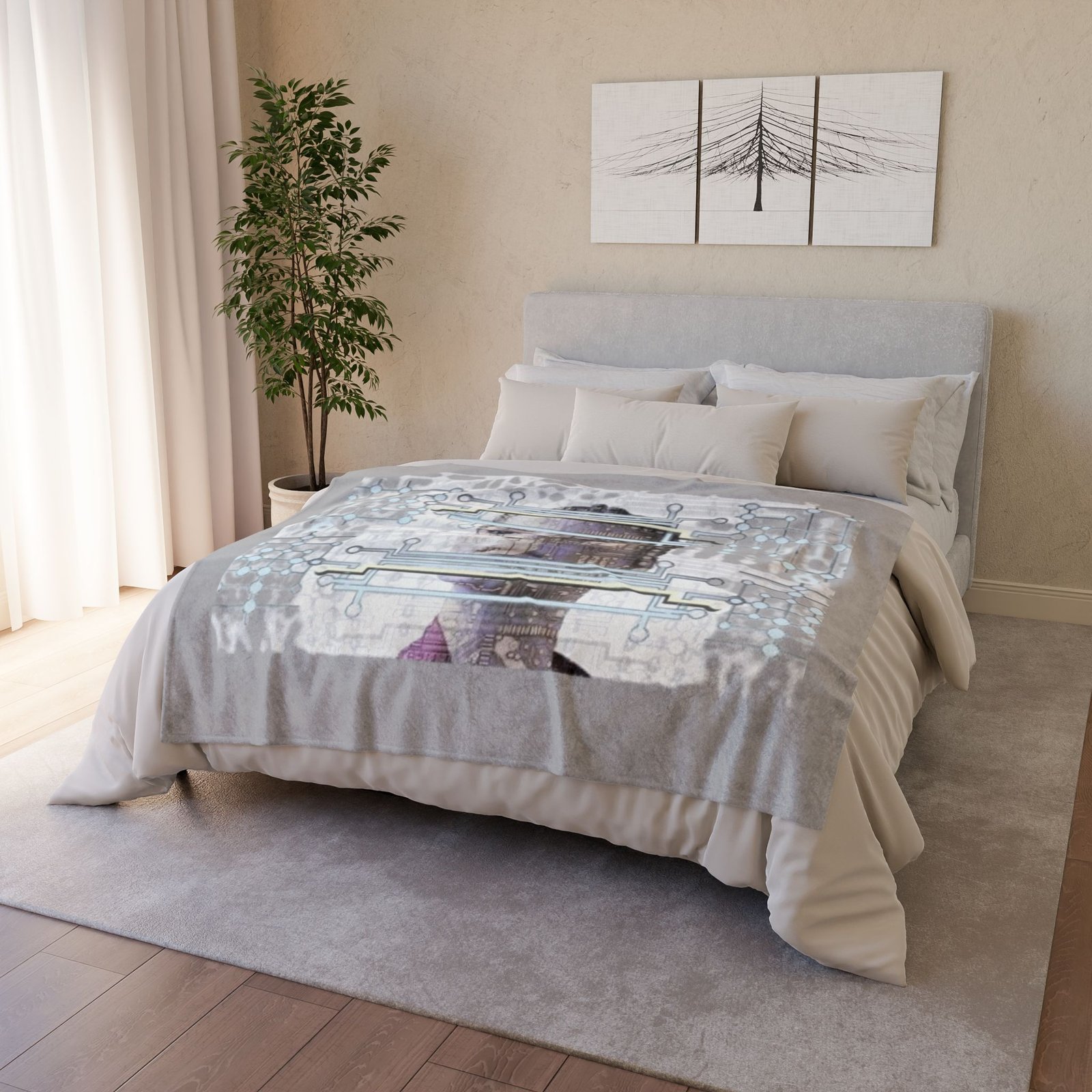 Sci fi Soft Polyester Blanket - Image 8