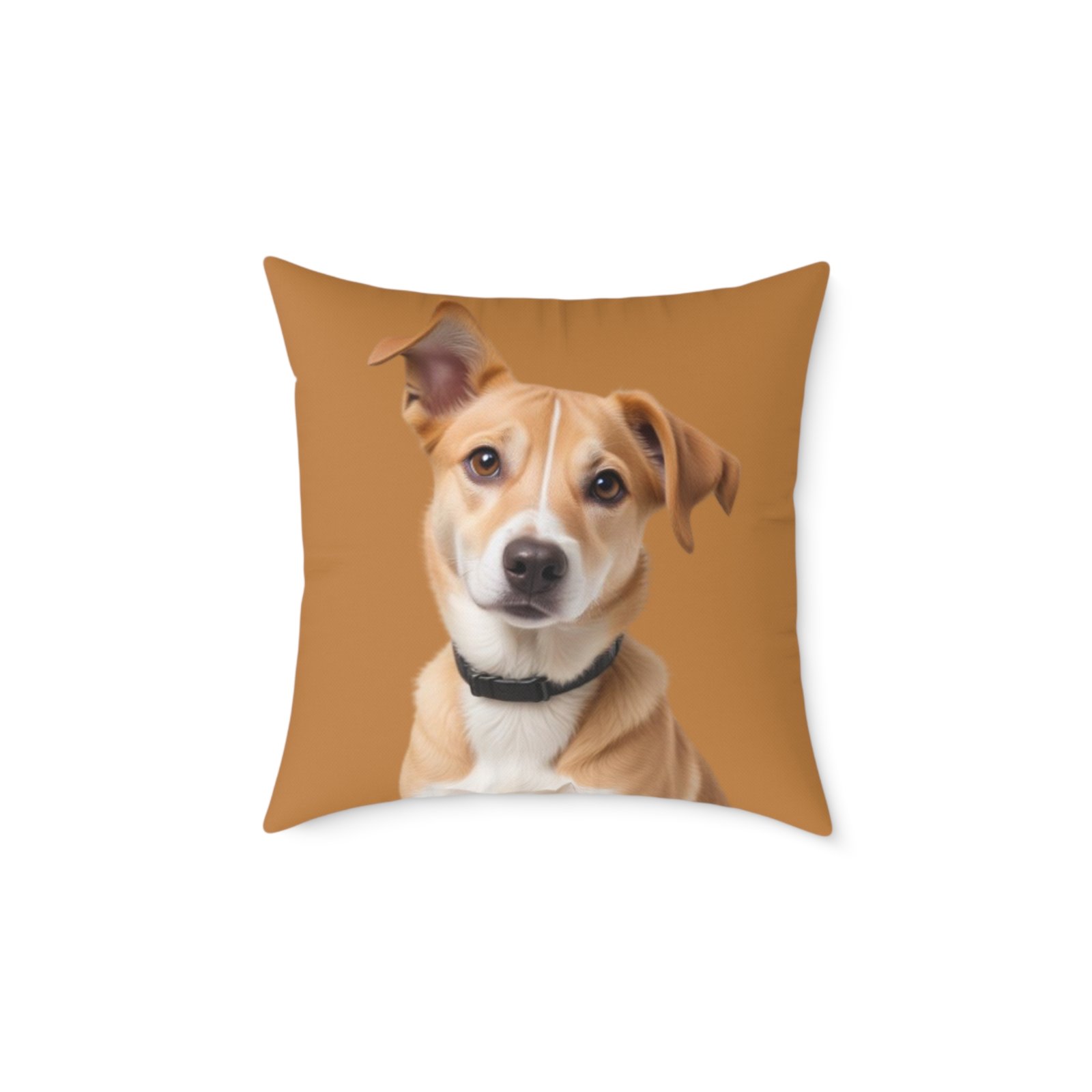 Jack Russell Square Poly Canvas Pillow - Image 9