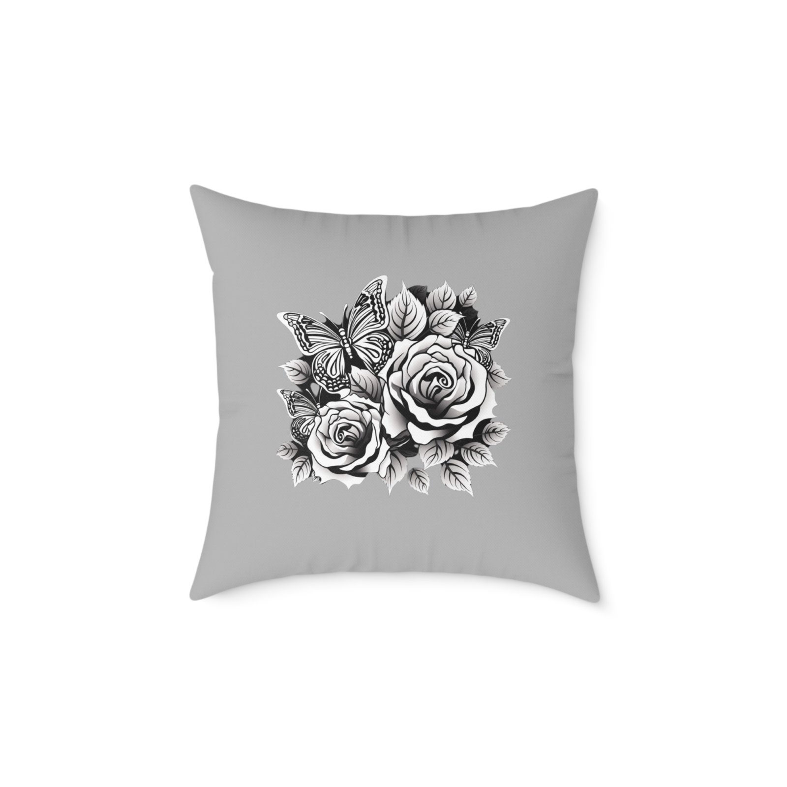 Butterfly Square Poly Canvas Pillow - Image 9