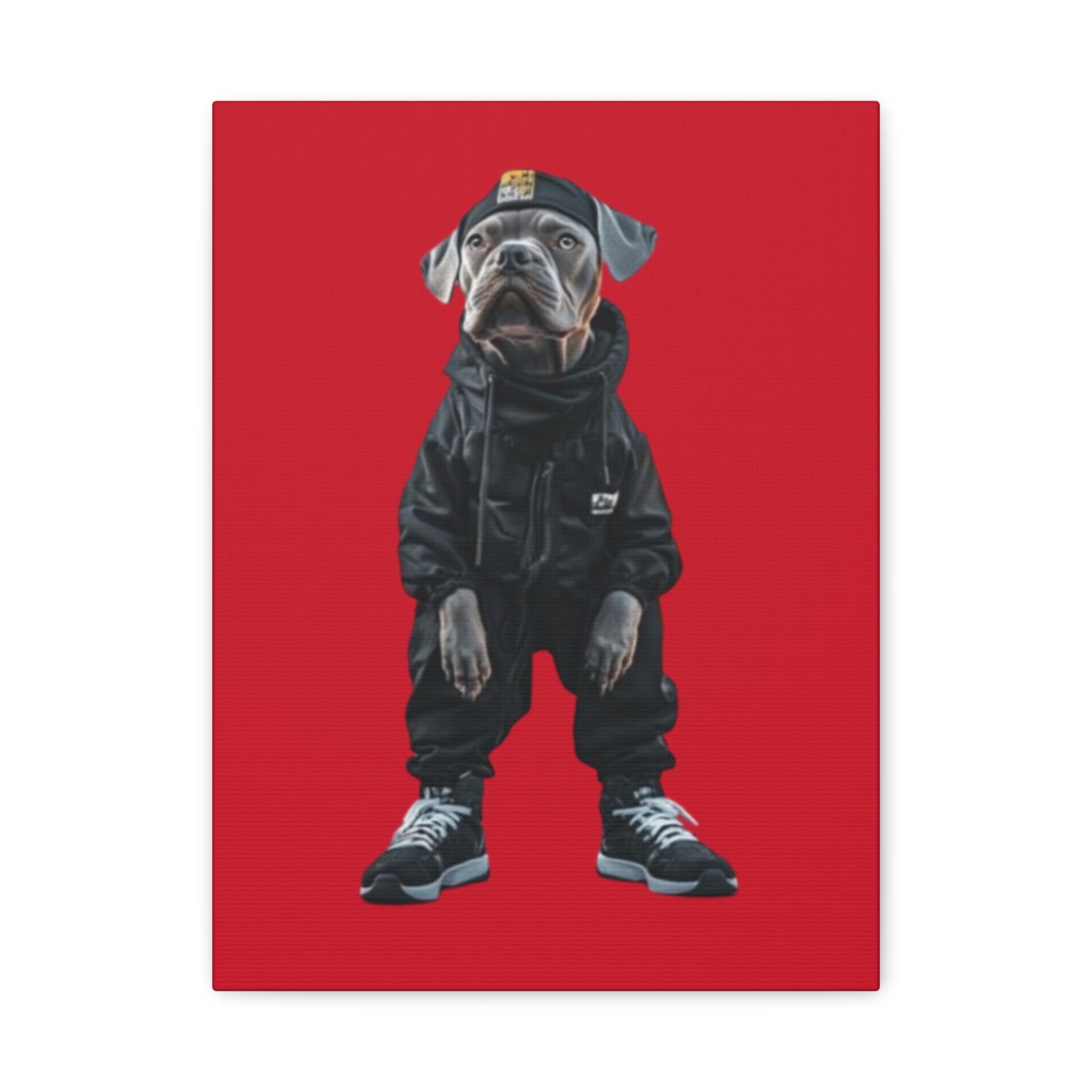 Gangster Dog Art Canvas Print - Modern Home Decor - Image 5