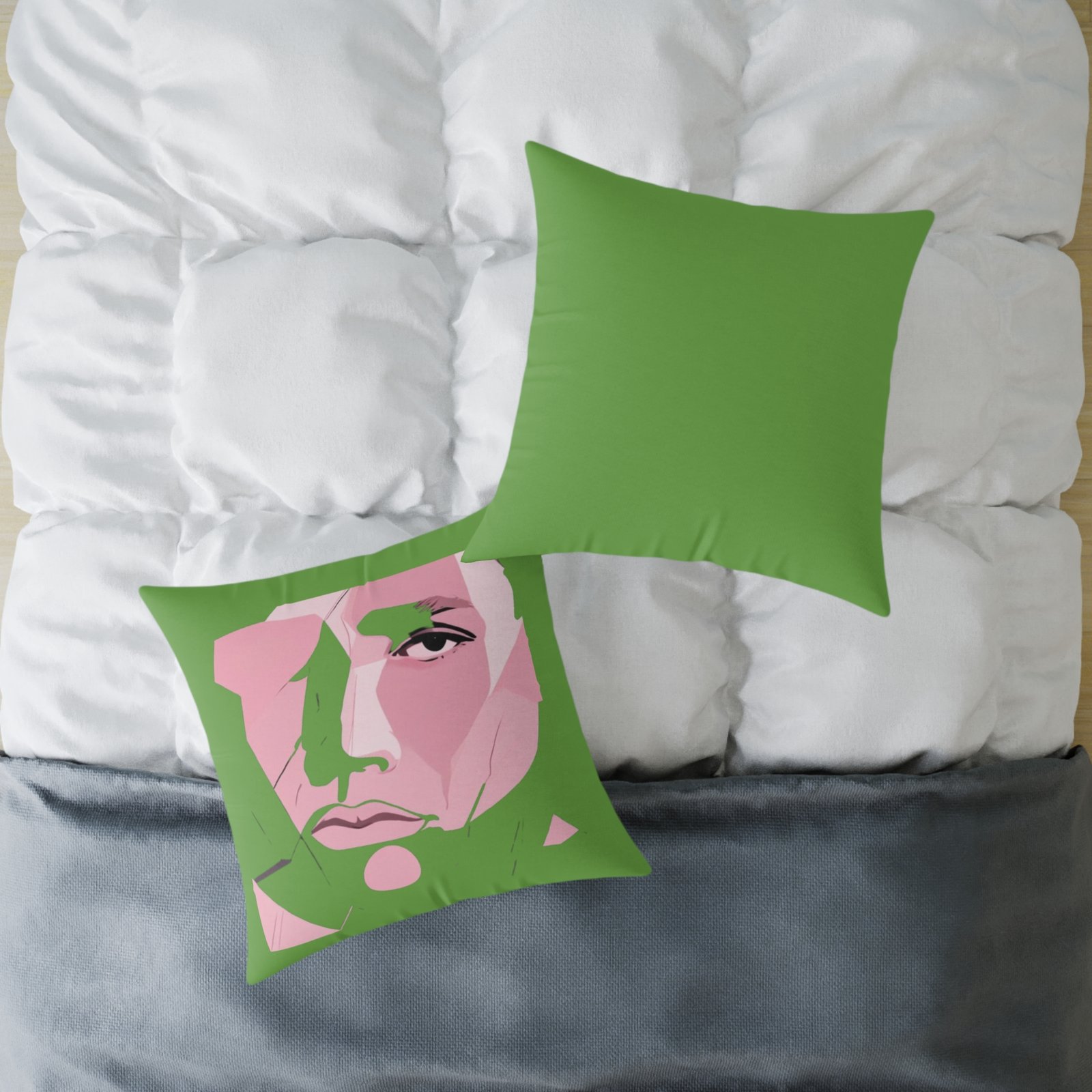 Abstract Square Poly Canvas Pillow - Image 16
