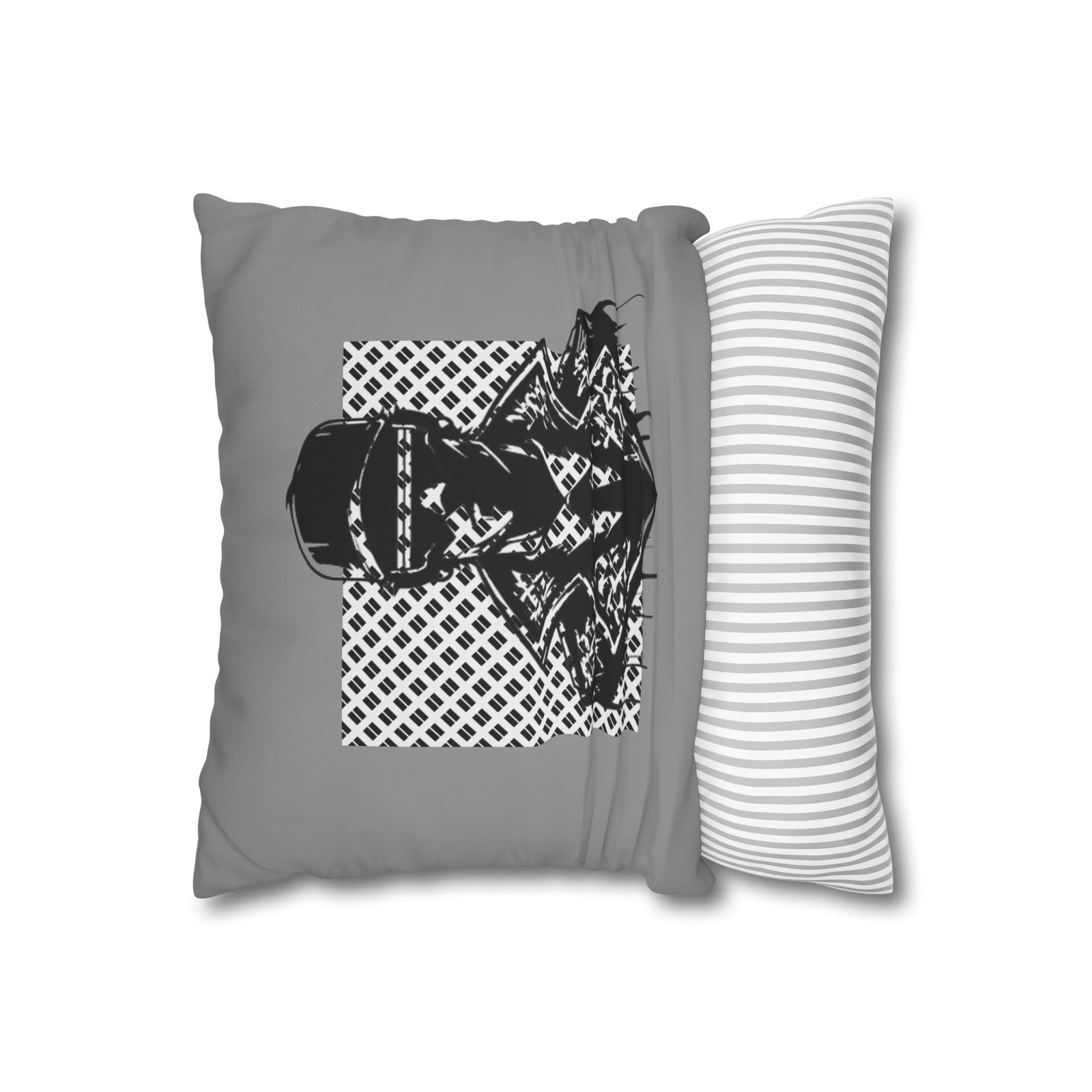 Gangster Square Poly Canvas Pillowcase - Image 2