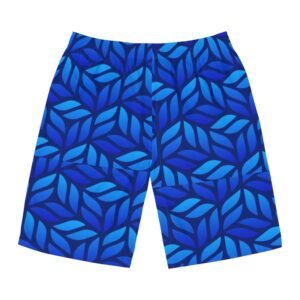 Good Vibes Quotes Men's Board Shorts - Divine and Conquer Polka Dot Swimwear