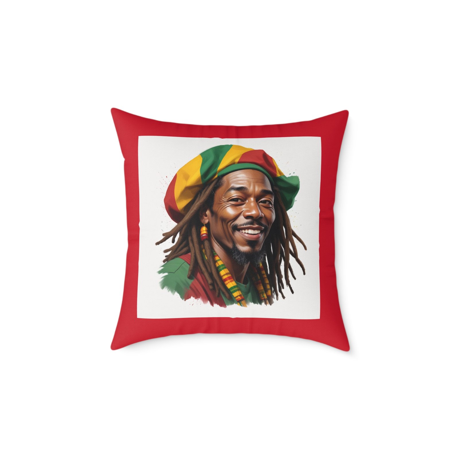 Simply Reggae Square Poly Canvas Pillow - Image 9