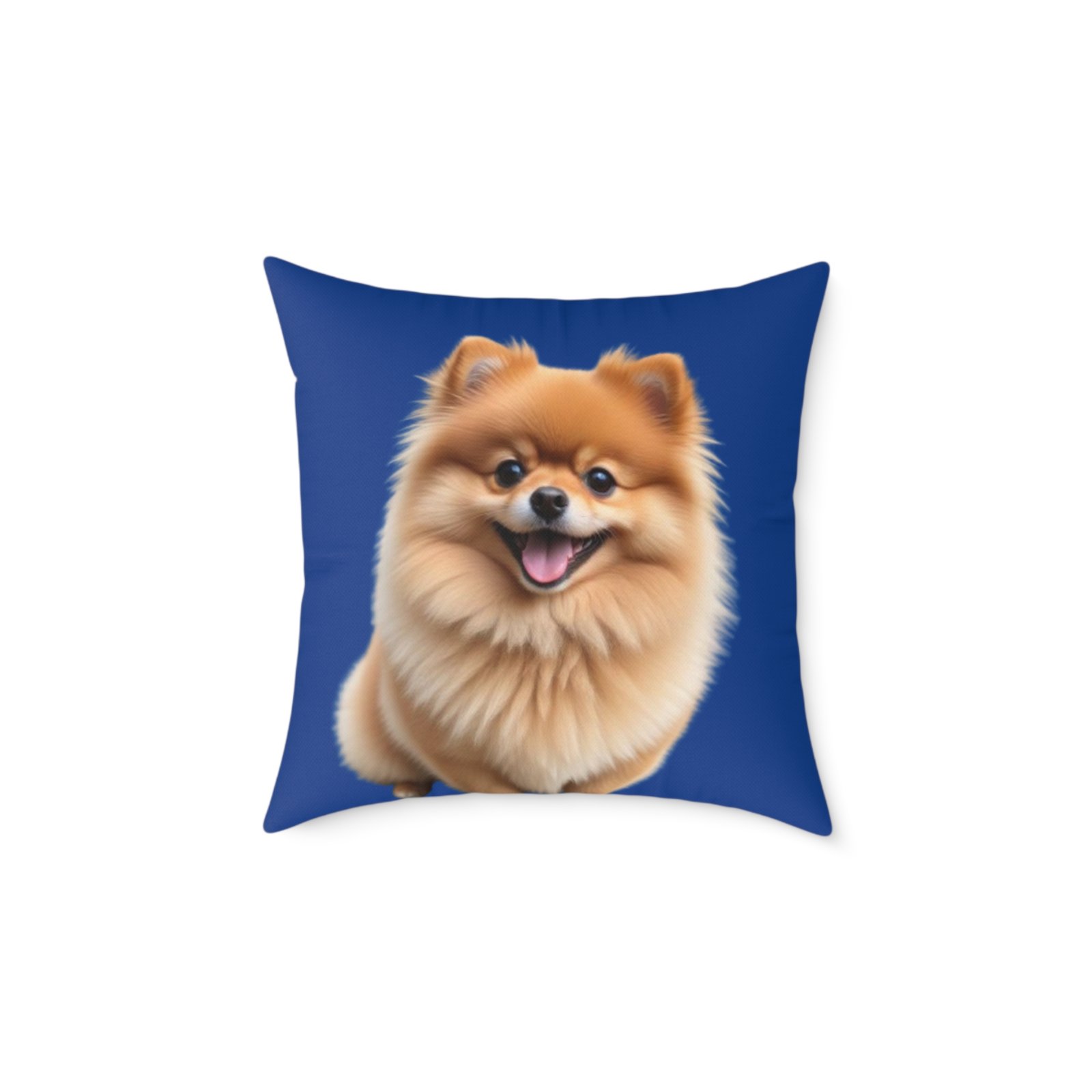 Pomeranian Dog Square Poly Canvas Pillow - Image 9