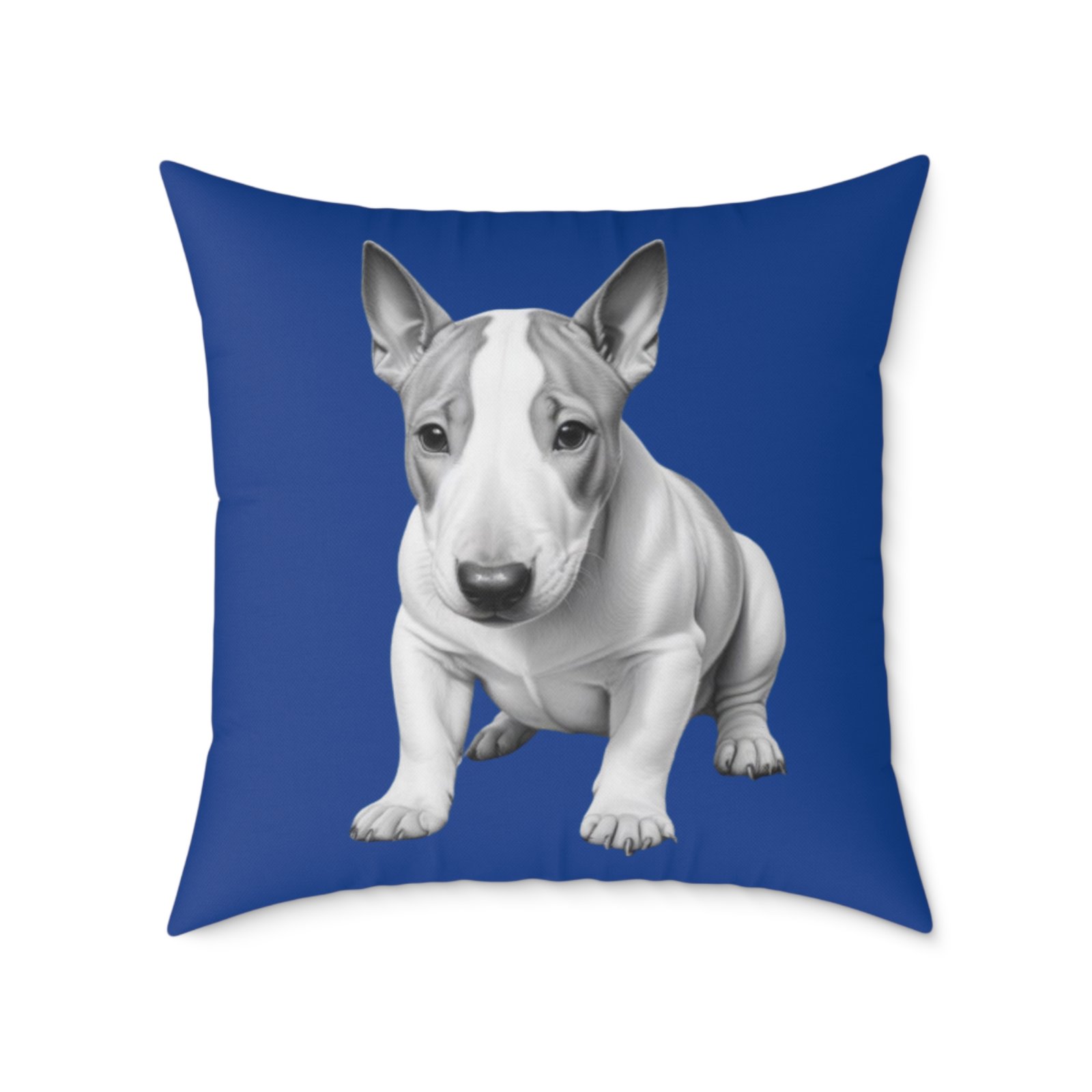 English Bull Terrier Square Poly Canvas Pillow - Image 17