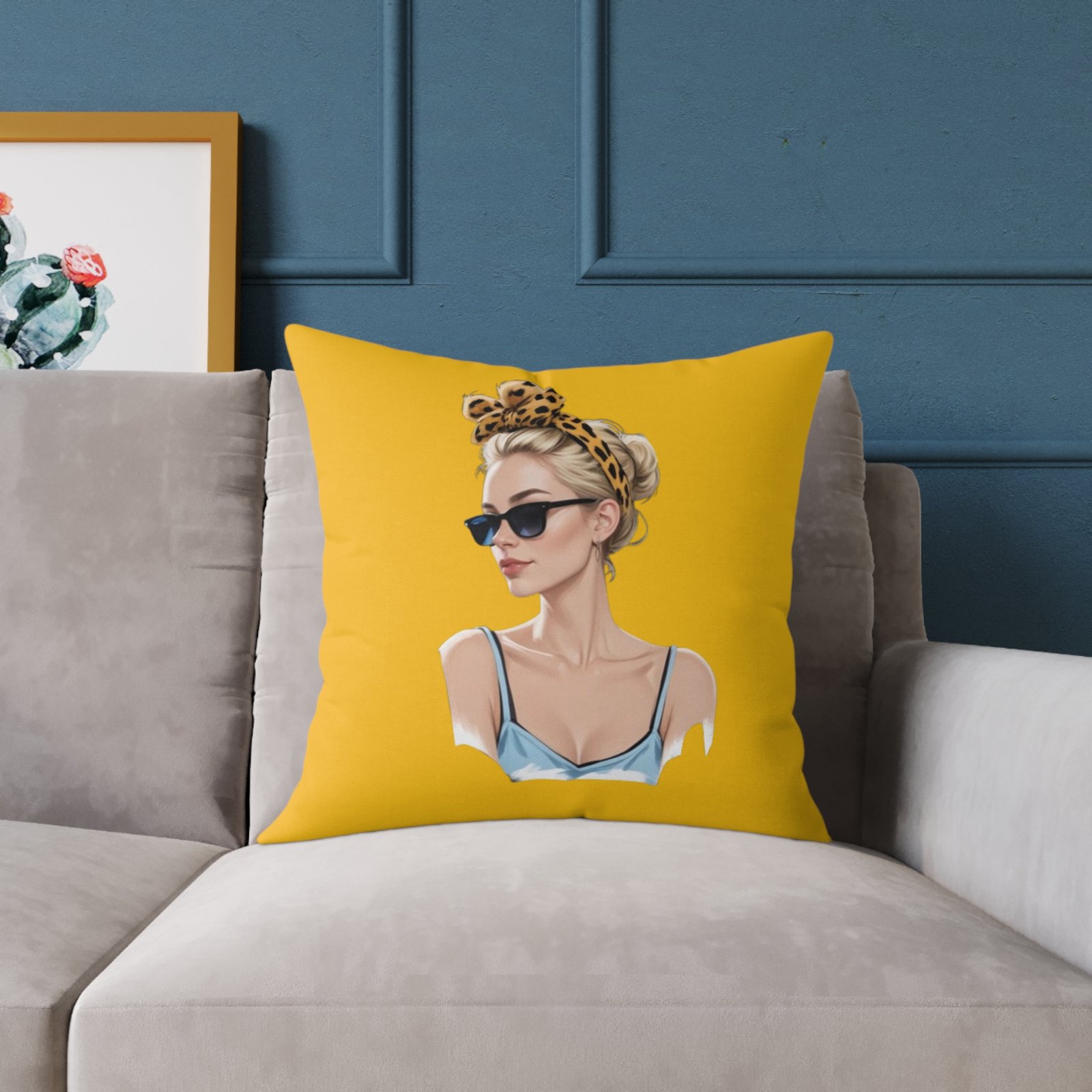 Bella Poly Canvas Pillow - Image 11