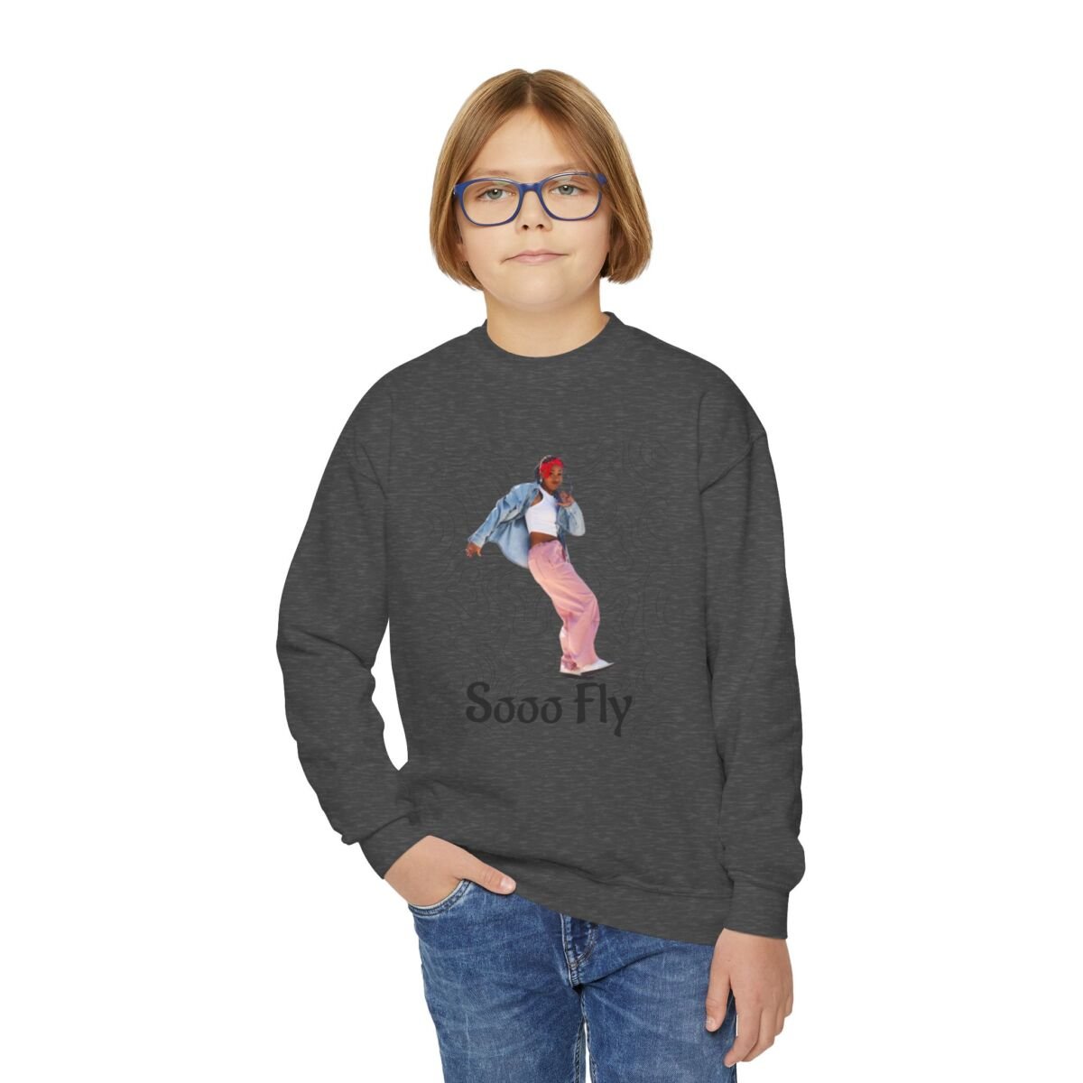 Another Level Brand Youth Crewneck Sweatshirt - Image 31