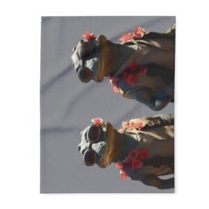 Blanket - Reptiles Frogs  Lizards Bearded Dragons Gheko Water Dragons Iguanas Print