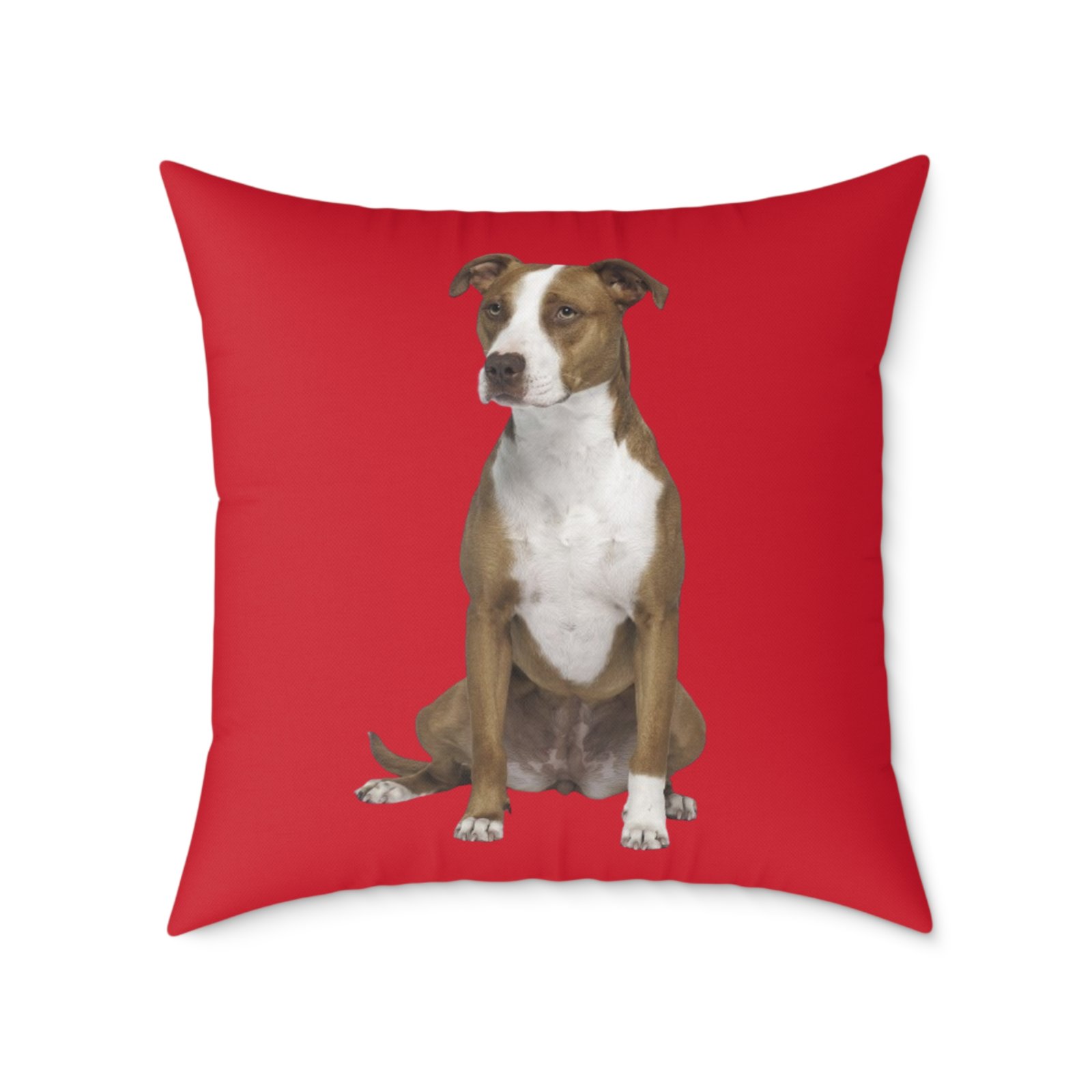 Staffordshire Bull Terrier Square Poly Canvas Pillow - Image 17