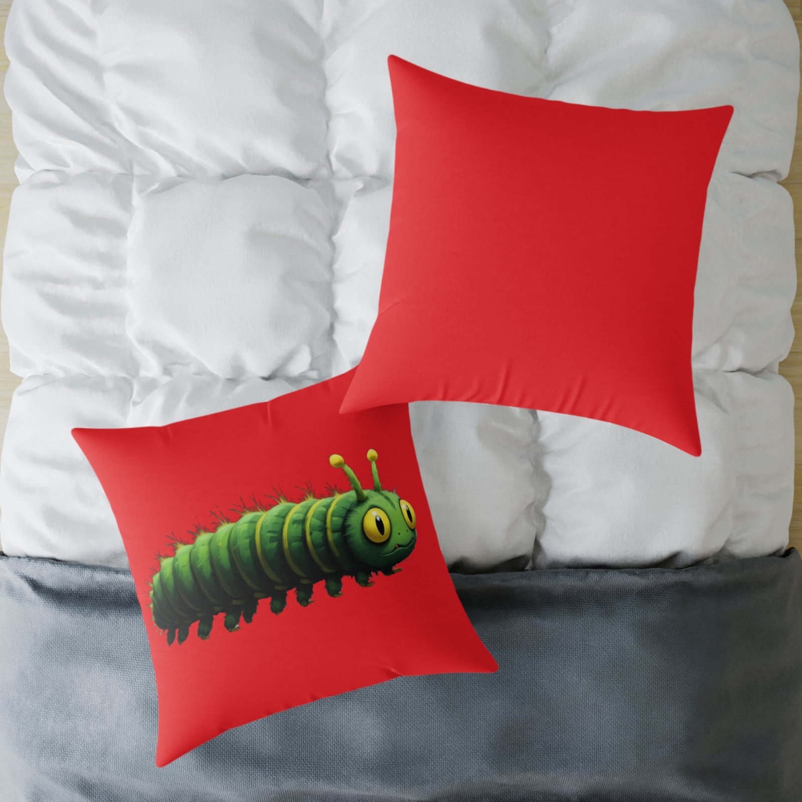 Catterpillar Square Poly Canvas Pillow - Image 20