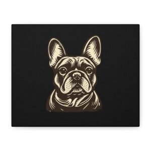 French Bulldog Dog Canvas Art - 1.25" Stretched Matte Print for Pet Lovers