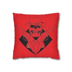 Gangster Square Poly Canvas Pillowcase