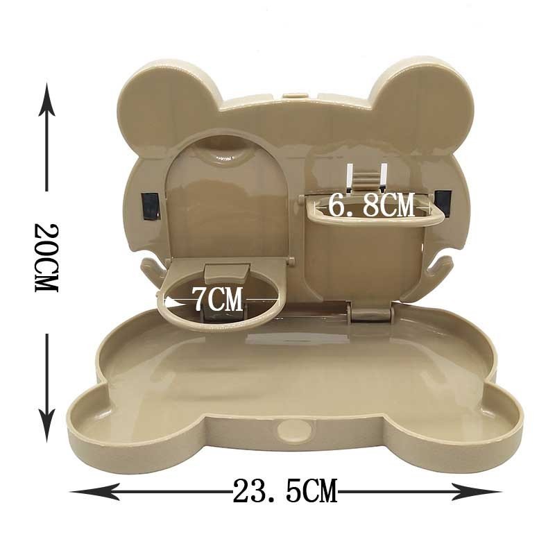 Child Car Seat Table Car Seat Tray Storage Kids Toy Food Water Holder Children Portable Table For Car Baby Food Desk ABS - Image 10