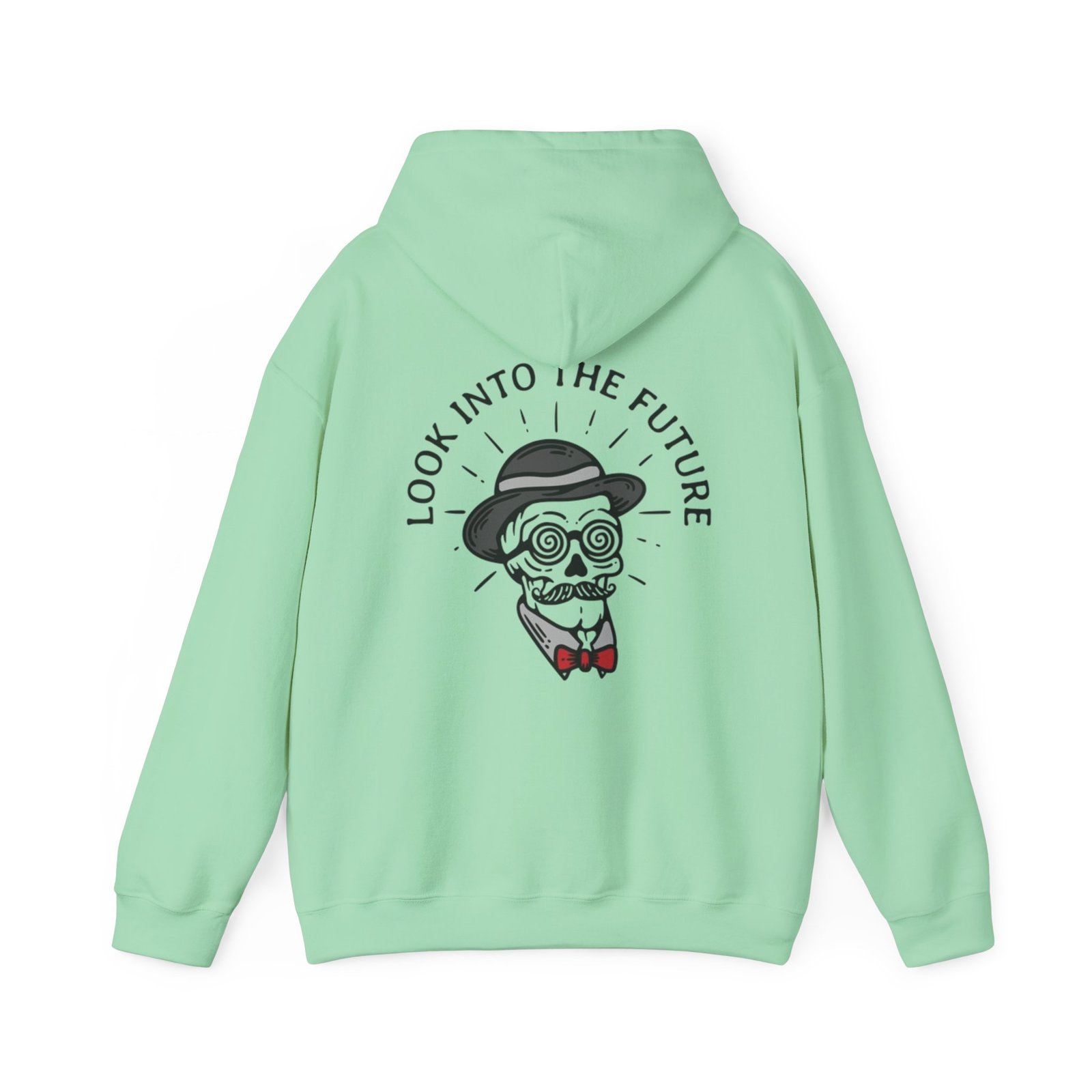 Gangster Skull Tattoo Hooded Sweatshirt. Unisex Heavy Blend™ Hooded Sweatshirt - Image 26