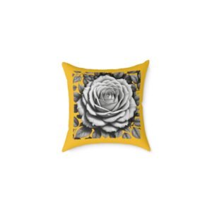 Roses Square Poly Canvas Pillow