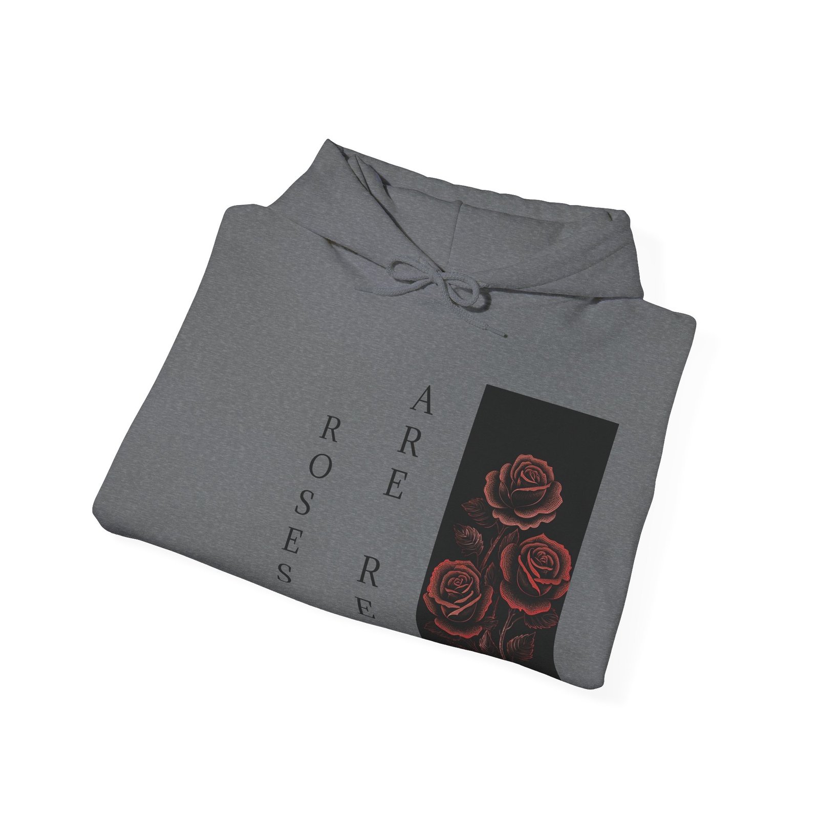 Skull Roses Tattoo Flowers Hoodie, Gothic Sweatshirt, Edgy Pullover, Dark Floral - Image 44