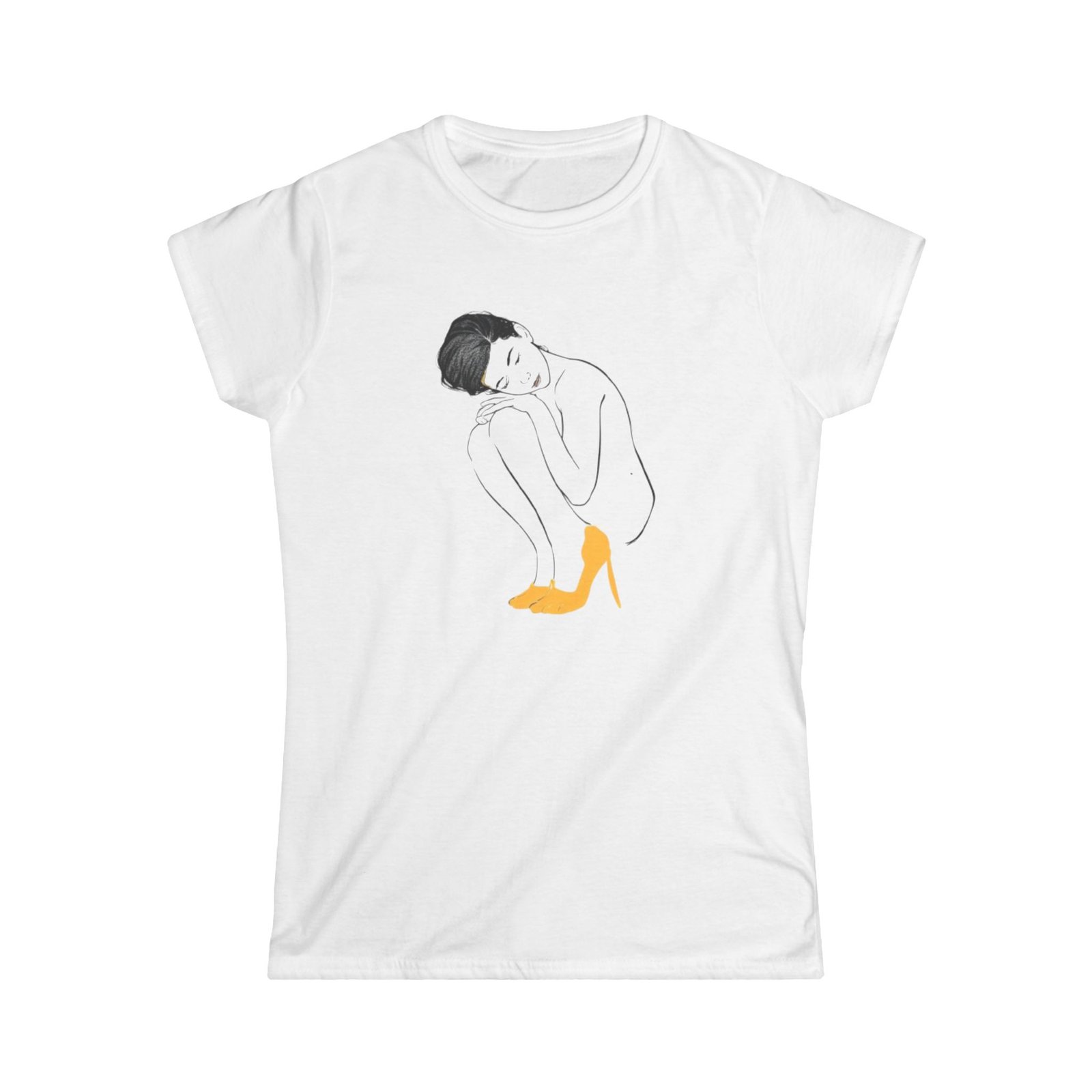 Sitting Pose Style T-shirt