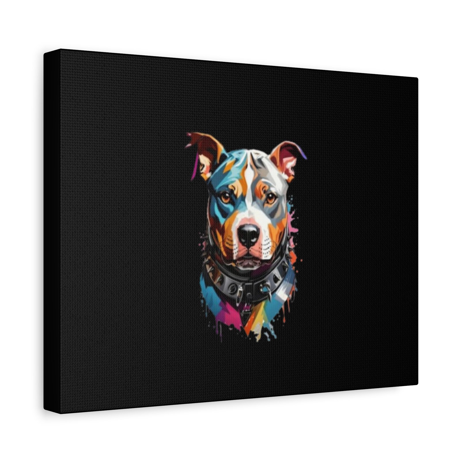 Bull Terrier Dog Canvas Art - 1.25" Stretched Matte Print for Pet Lovers - Image 10