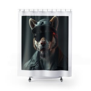 Pet Dog Lover Funny Shower Curtain | Cozy Pet Decor, Dog Lover Gift, Rustic Bathroom Accessory, Home Decoration