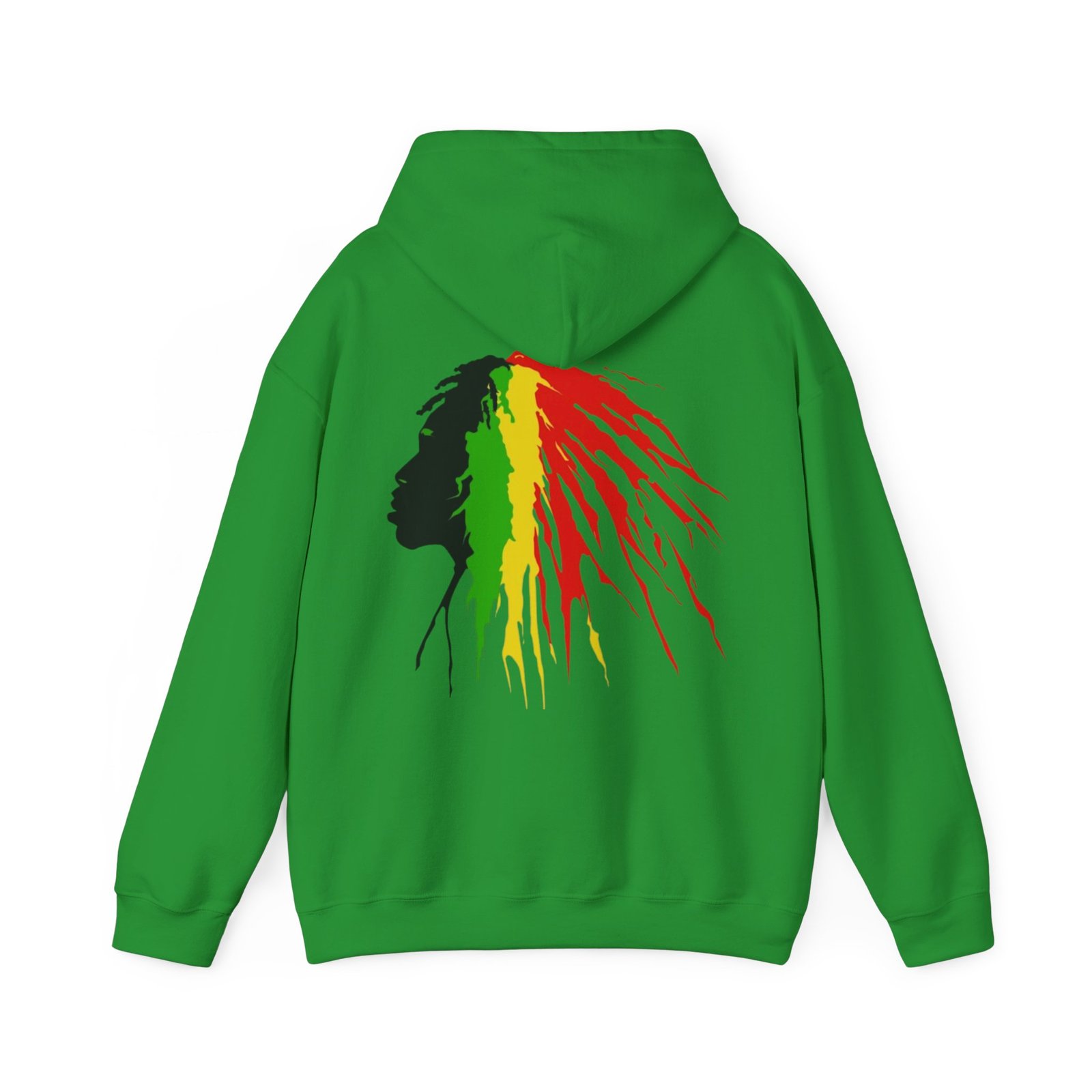 Quote Rasta Reggae Jamaica Hoodie Unisex Heavy Blend™ Hooded Sweatshirt 08 - Image 42