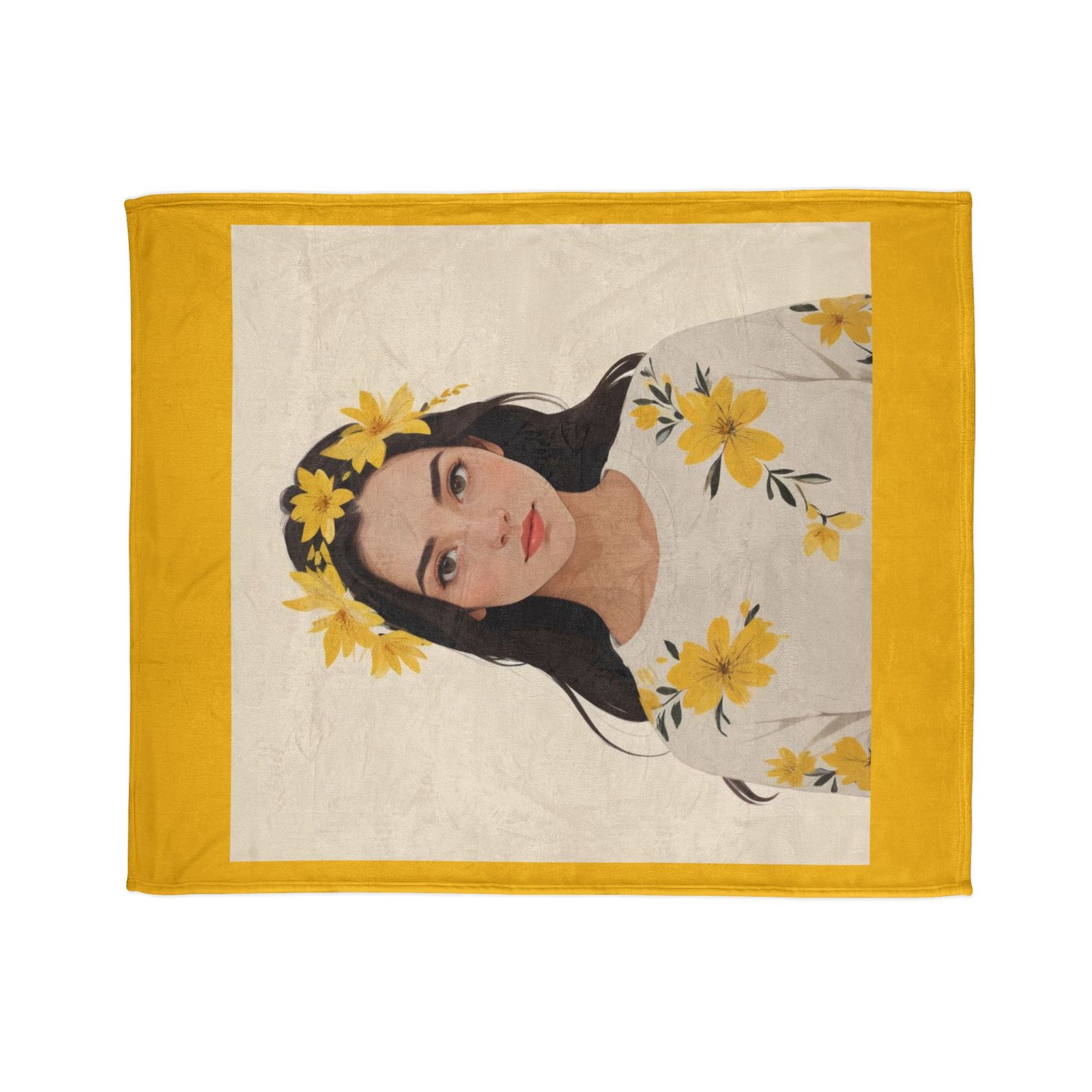Yellow Soft Polyester Blanket - Image 5