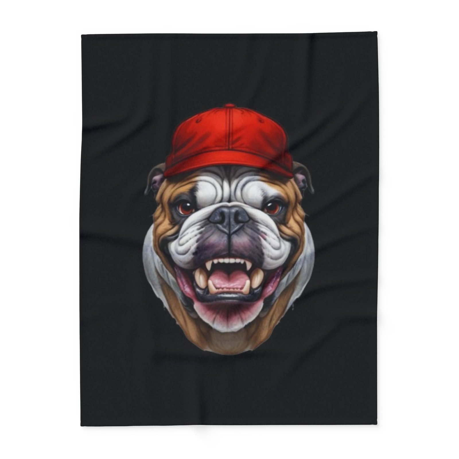 Bulldog Fleece Blanket, Dog Lover Gift, Pet Keepsake, Home Decor, Warm Throw for Winter, Cabin or Dog-Themed Parties - Image 9
