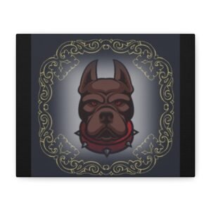 Terrier Dog Canvas Art - 1.25" Stretched Matte Print for Pet Lovers