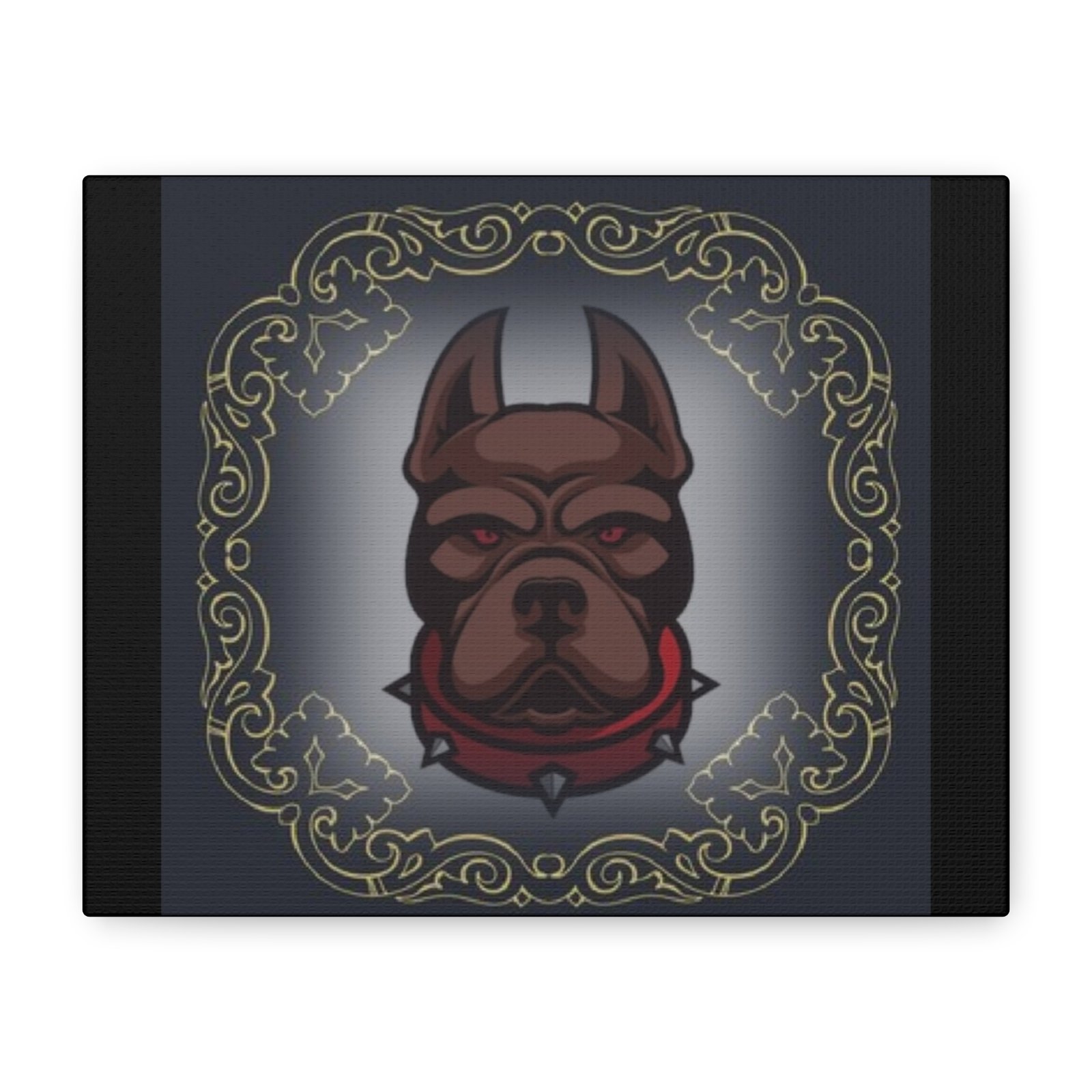 Terrier Dog Canvas Art - 1.25" Stretched Matte Print for Pet Lovers