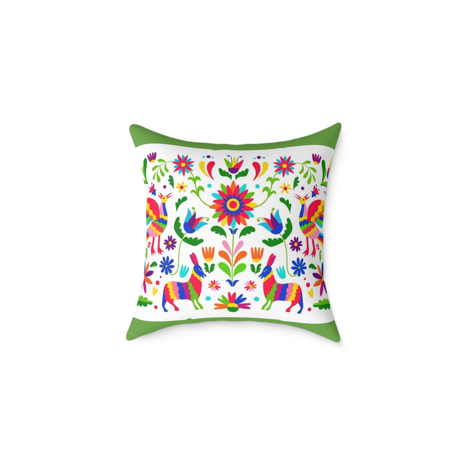 Mexico Square Poly Canvas Pillow - Image 5