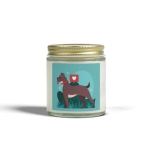 Dog Lover Scented Candles, Home Decor Gift, Unique Candle for Dog Owners, Pet-Themed Aromatherapy, French Bulldog Inspired