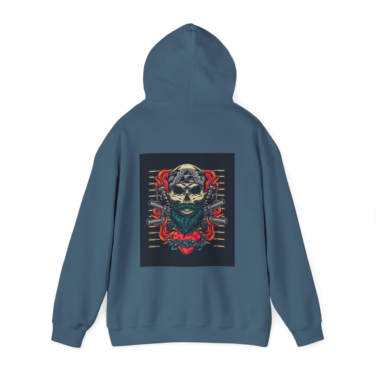 Skull Tattoo Unisex Heavy Blend™ Hooded Sweatshirt - Image 51