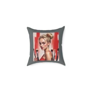 Mine Square Poly Canvas Pillow