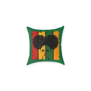 Jamaica Reggae Rasta Music Spliff Cannabis Square Poly Canvas Pillow 08