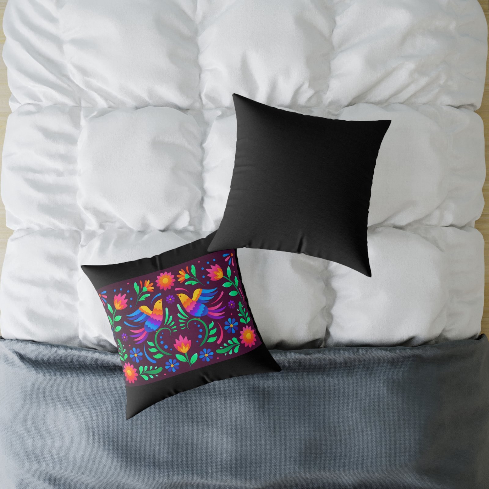 Mexico Square Poly Canvas Pillow - Image 12