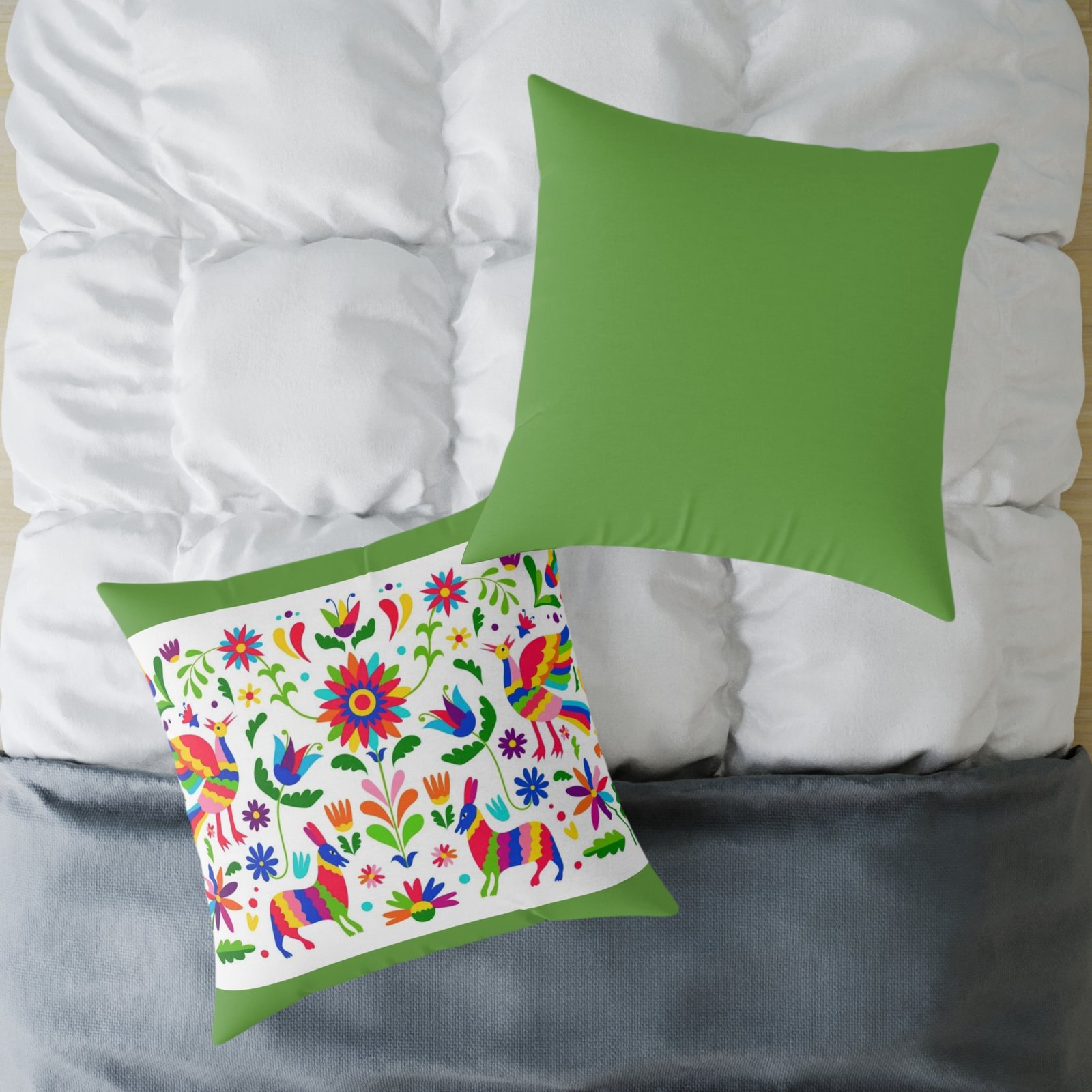 Mexico Square Poly Canvas Pillow - Image 20