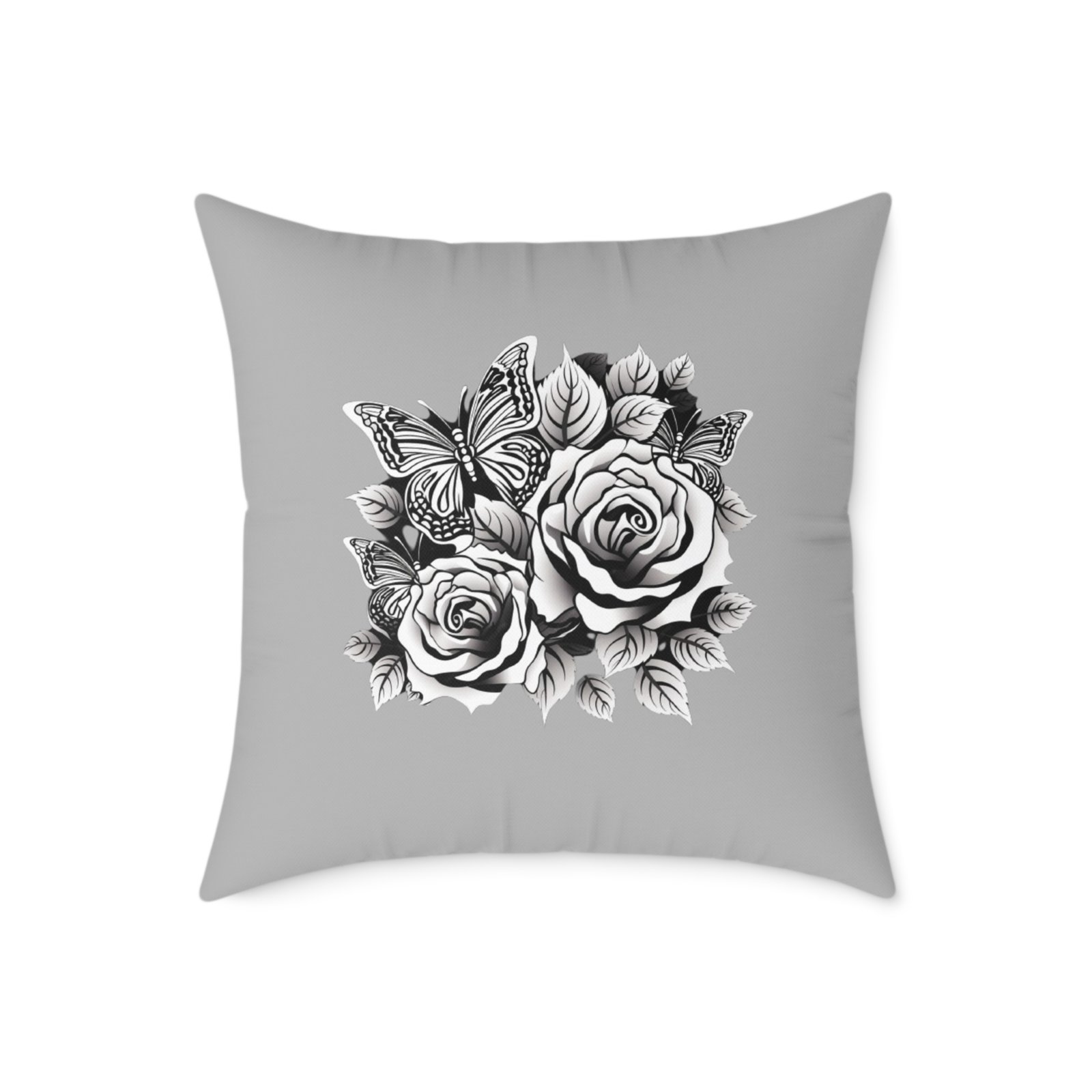 Butterfly Square Poly Canvas Pillow - Image 13