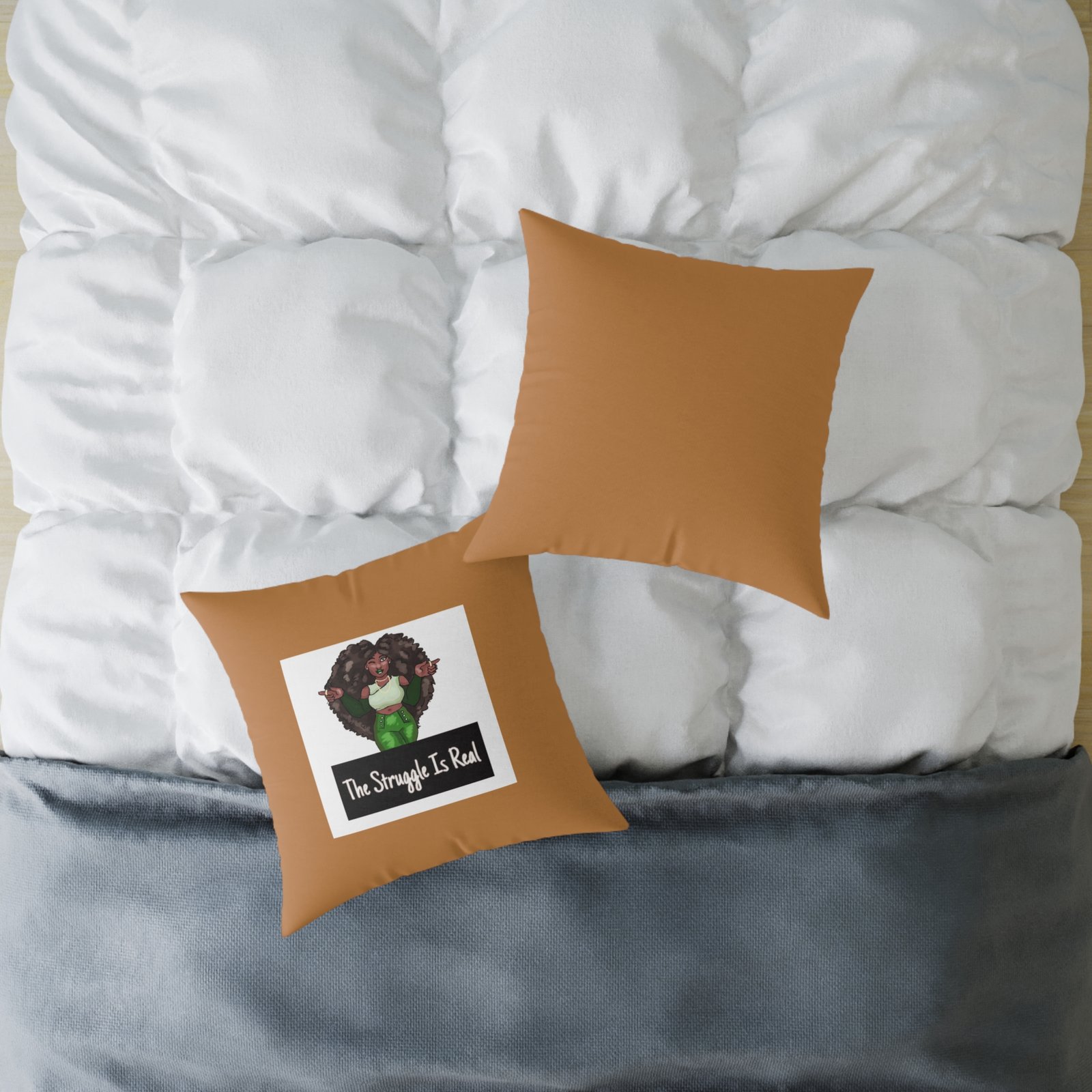 Funny Quote Keeping It Real Poly Canvas Pillow Cushion 08 - Image 12