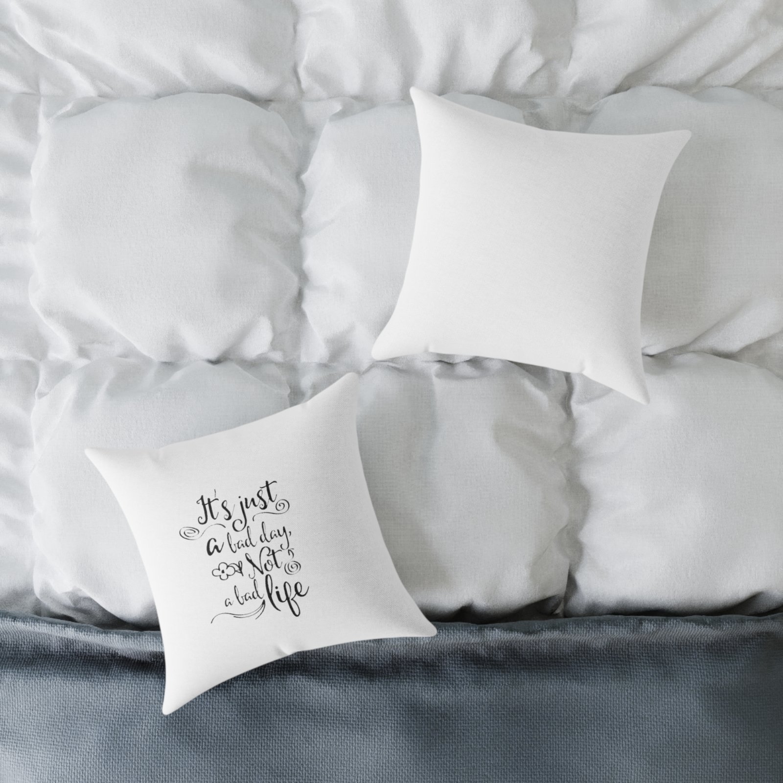 Positivity Self Help Square Poly Canvas Pillow - Image 4