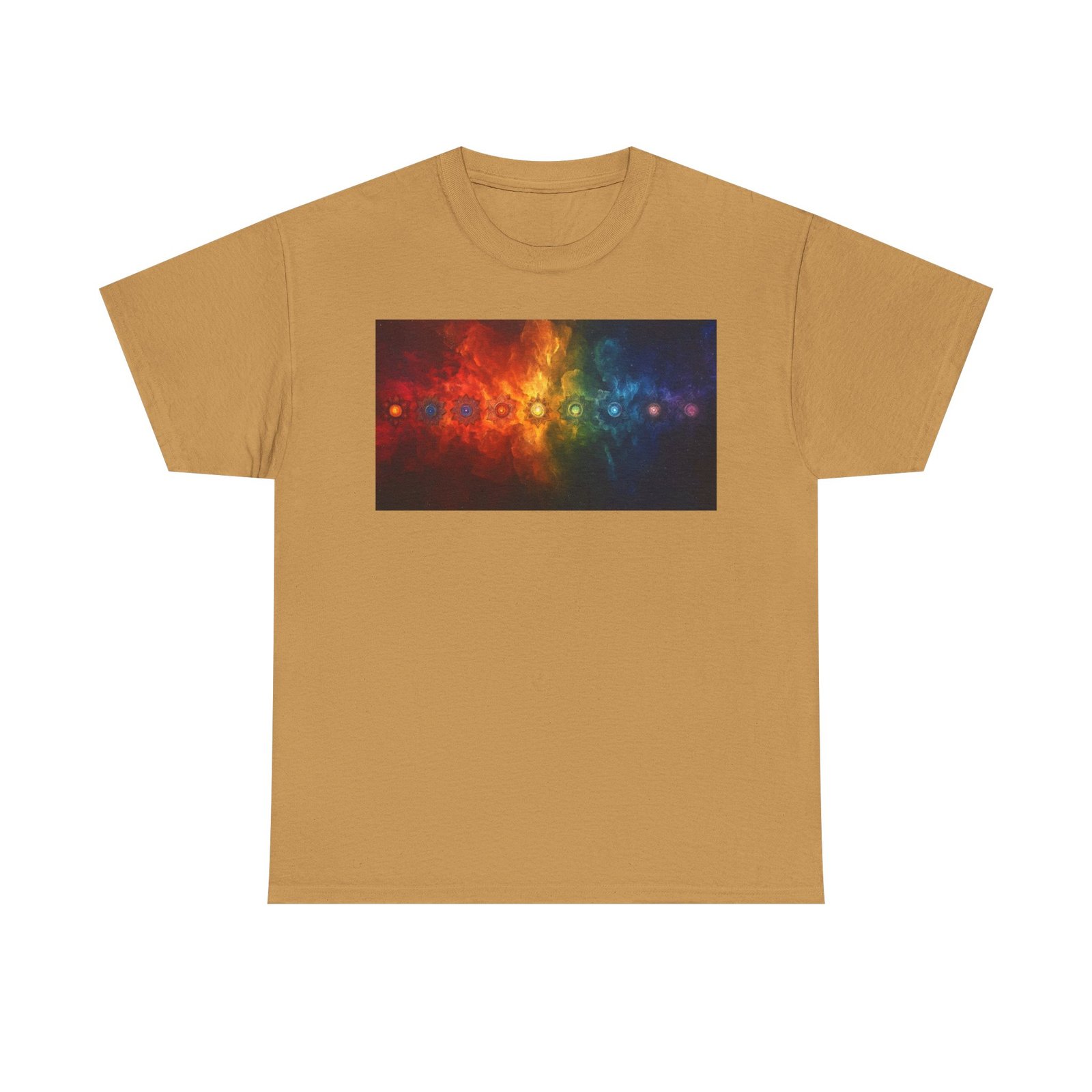 Chakras Yoga Unisex Heavy Cotton Tee - Image 25
