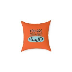 Positivity Self Help Square Poly Canvas Pillow