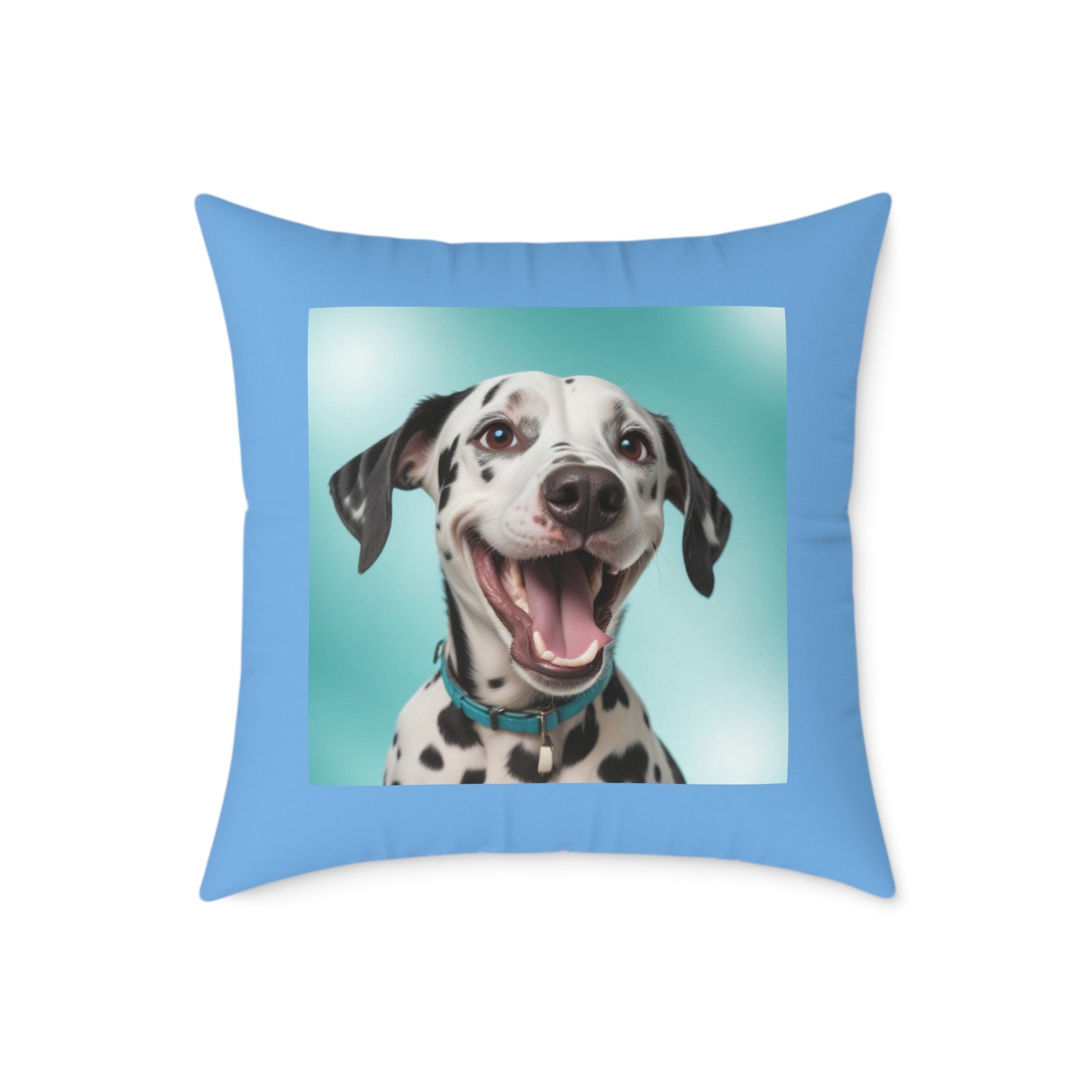 Dalmatian Pet Dog Puppy Cushion 08 Square Poly Canvas Pillow 08 - Image 13